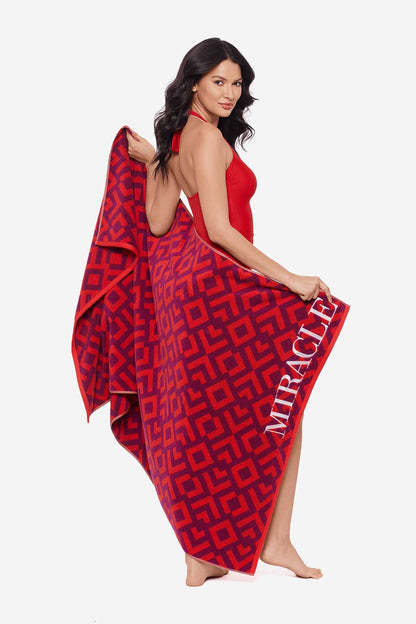 Miraclesuit Black/White Beach Towel Geo