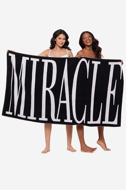 Miraclesuit Black/White Beach Towel Miracle