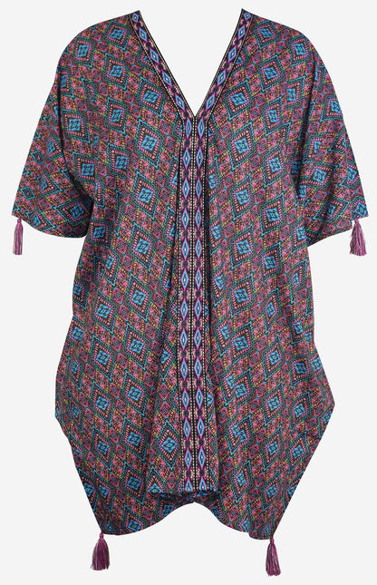Miraclesuit Multi Romani Caftan Swim Cover Up