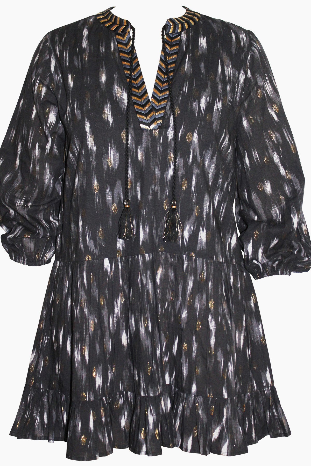 Miraclesuit Black/Multi Bronze Reign Beach Dress Swim Cover Up