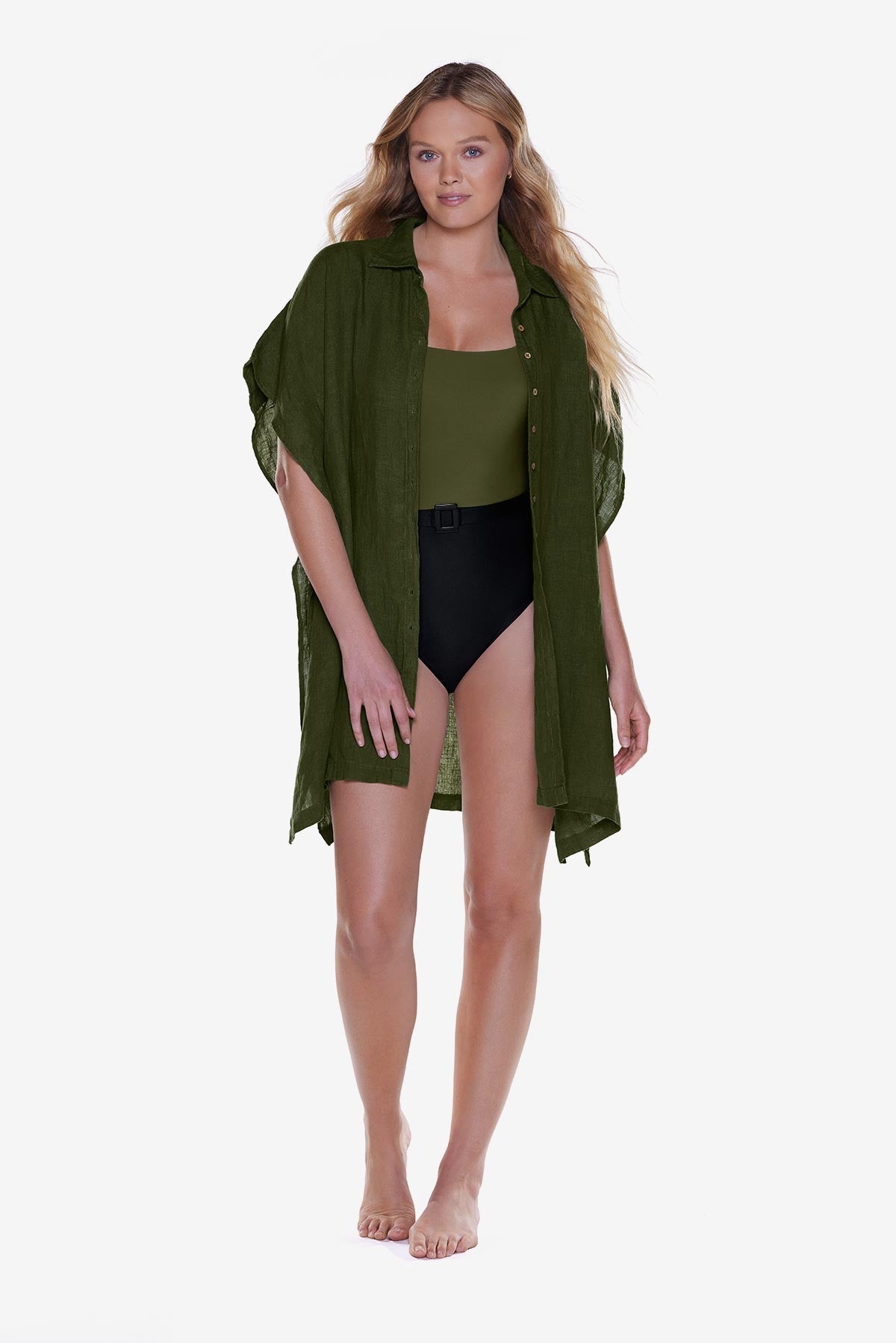 Miraclesuit Jungle Beach Shirt Cover Up in Jungle
