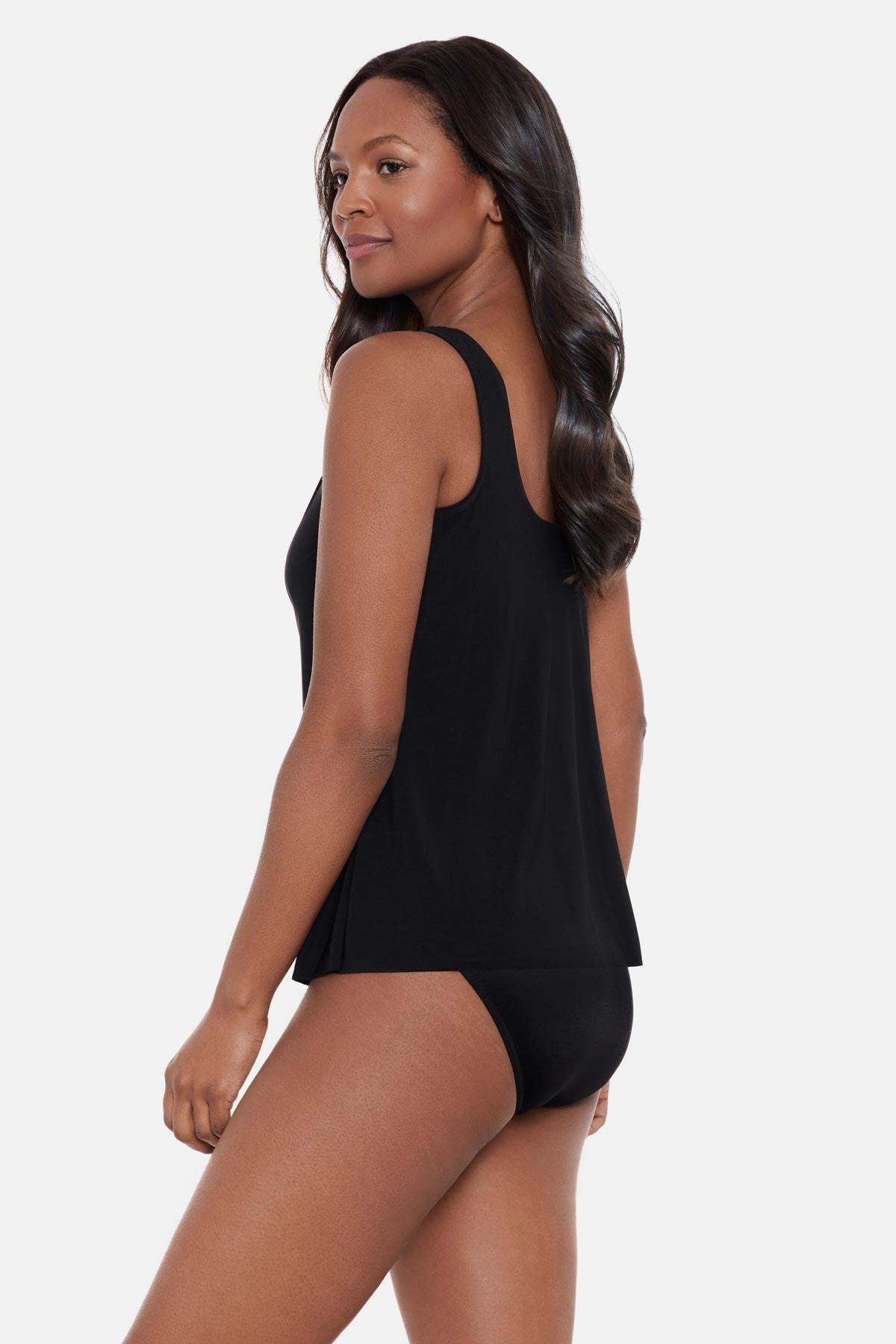 Miraclesuit Black DD-Cup Ursula Tankini Top