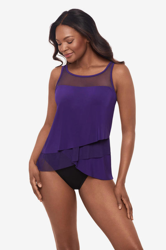 Miraclesuit Mulberry DD-Cup Mirage Tankini Top