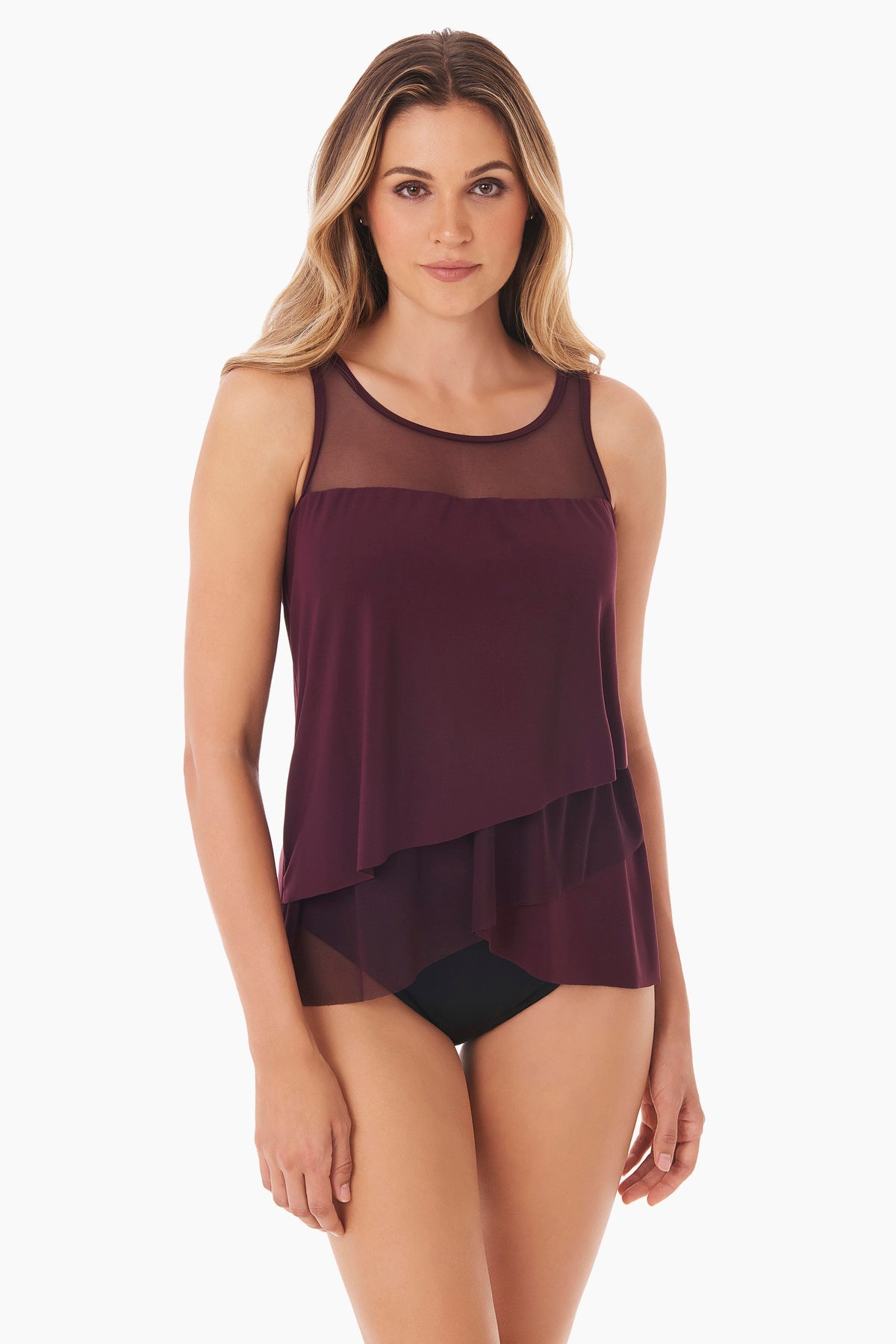 Miraclesuit Mulberry DD-Cup Mirage Tankini Top