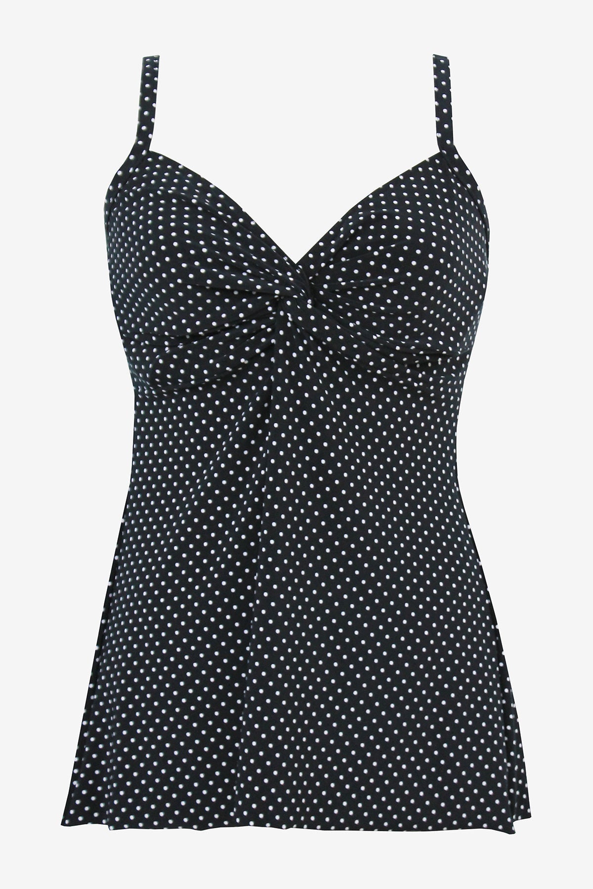 Miraclesuit Black/White Pin Point Roswell Tankini