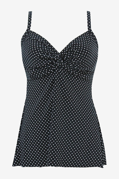 Miraclesuit Black/White Pin Point Roswell Tankini