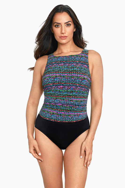 Miraclesuit Multi Stitch It Regatta One Piece Swimsuit DD-Cup
