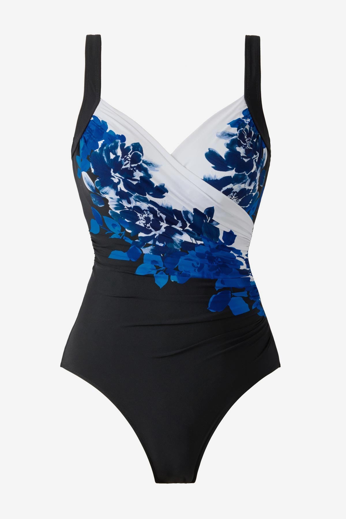 Miraclesuit Black/Multi DD-Cup Sanibel One Piece in Ombra Fiore