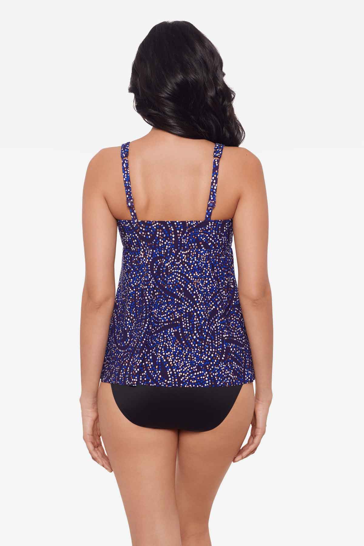 Miraclesuit Plum/Multi Spotlight Ayla Tankini Top