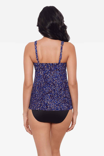 Miraclesuit Plum/Multi Spotlight Ayla Tankini Top
