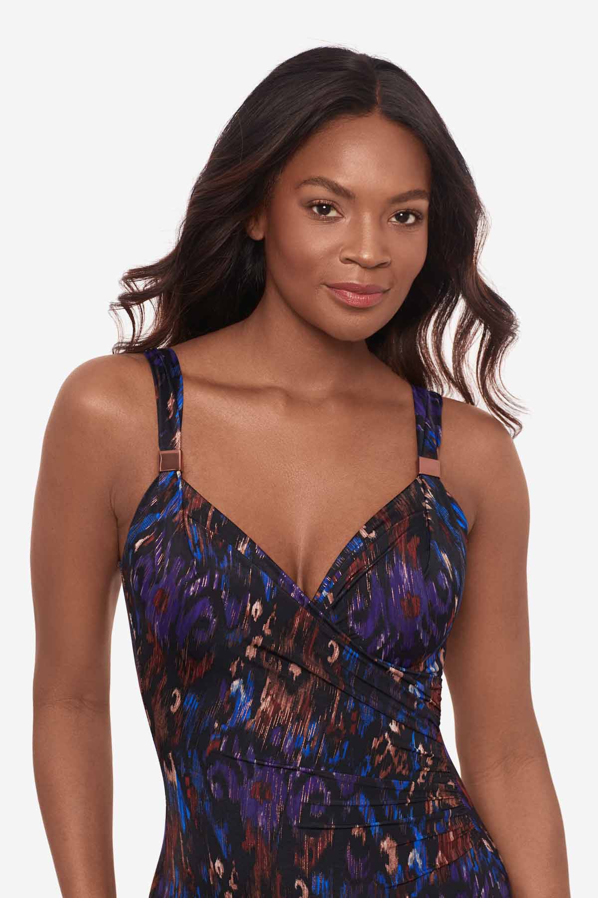 Miraclesuit Black/Multi Tapiz Siren One Piece Swimsuit