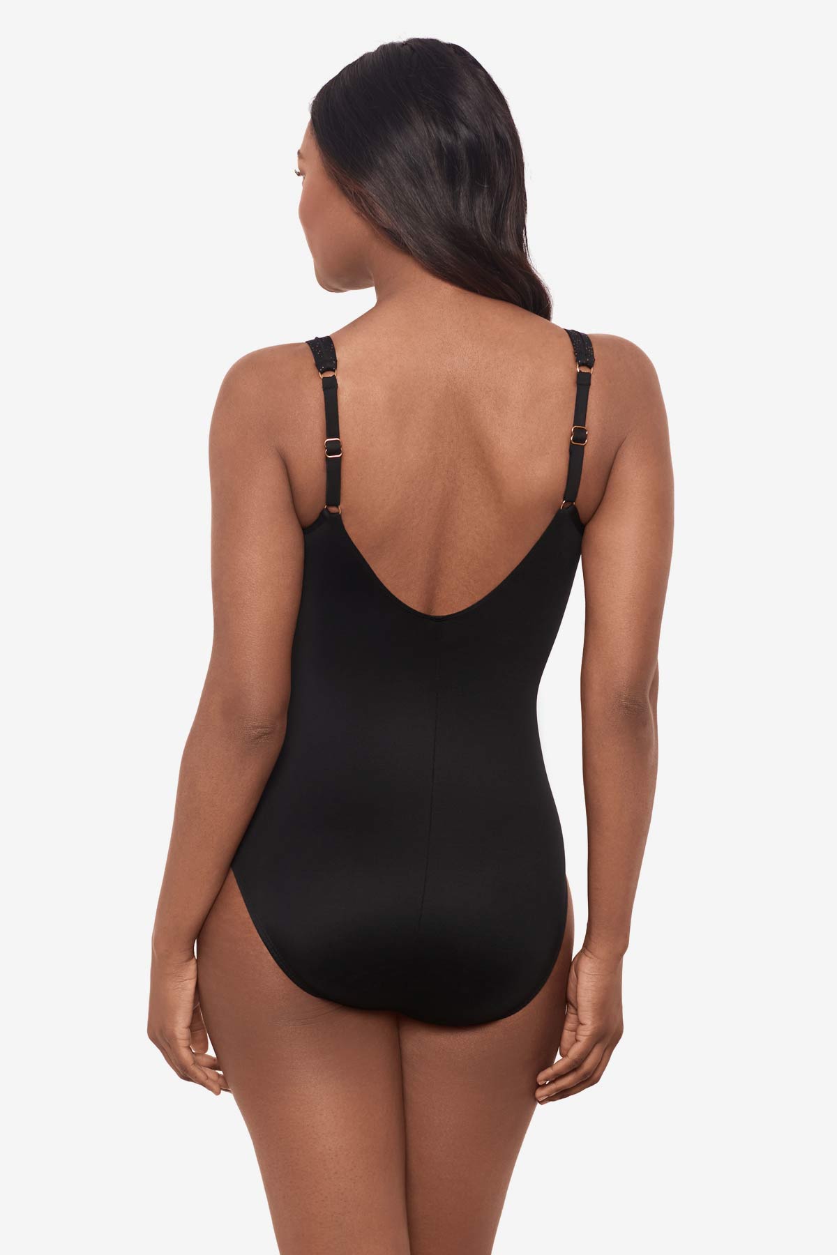 Miraclesuit Black Brillante Madero One Piece Swimsuit