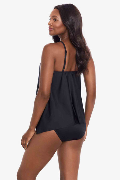Miraclesuit Black/Multi Cappadocia Peephole Tankini Top