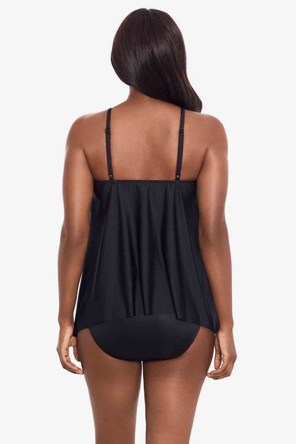 Miraclesuit Black/Multi Cappadocia Peephole Tankini Top