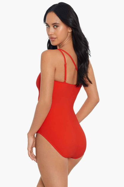 Miraclesuit Persimmon Magicsuit Hyper Link Charlize One Piece Swimsuit