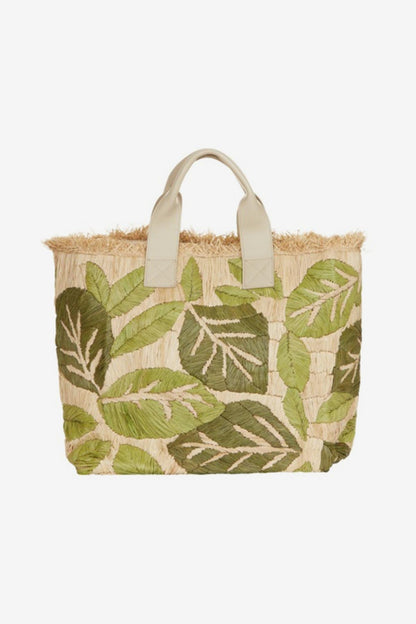 Miraclesuit Key Lime Multi Florabella Ancina Tote Bag in Key Lime