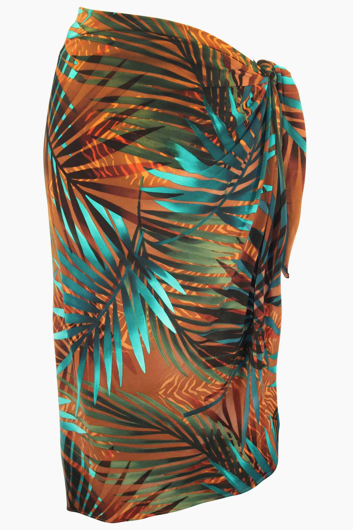 Miraclesuit Multi Tamara Tigre Long Sarong Swim Cover Up