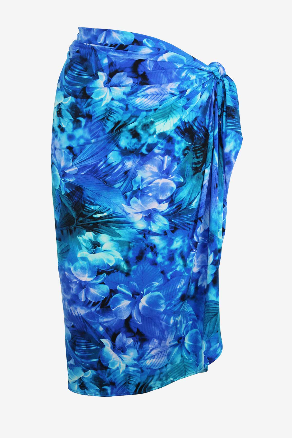 Miraclesuit Blue/Multi Sous Marine Long Sarong Swim Cover Up