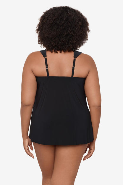 Miraclesuit Cayenne Plus Size Dazzle Tankini Top