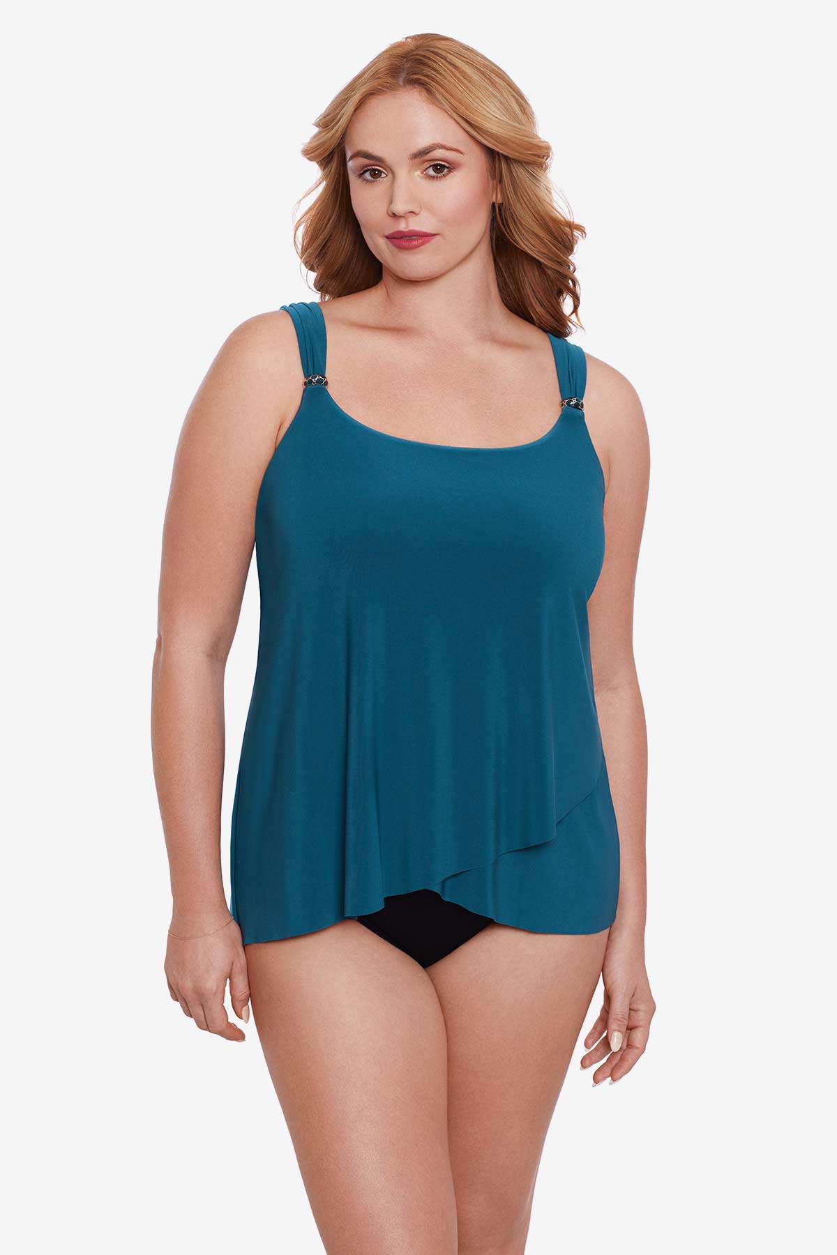 Miraclesuit Cayenne Plus Size Dazzle Tankini Top