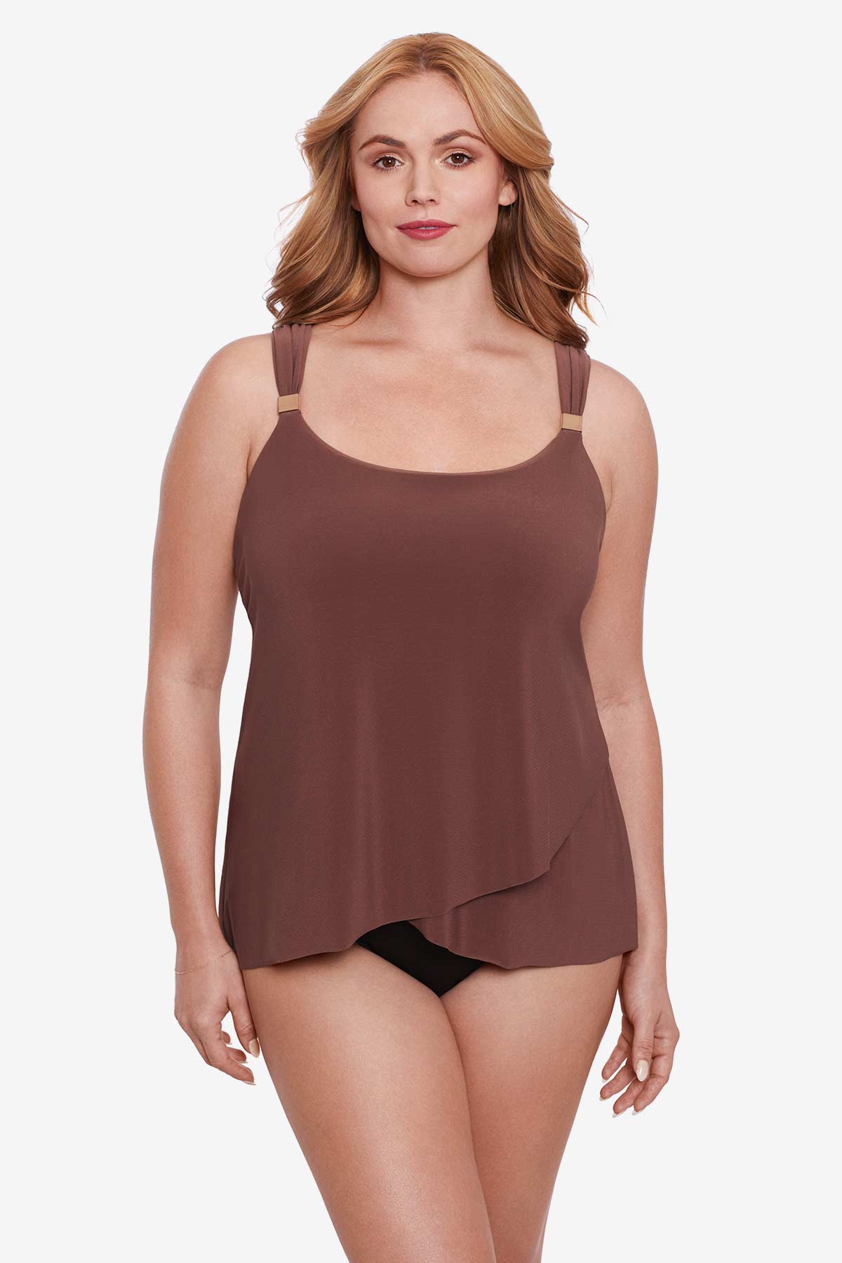 Miraclesuit Cayenne Plus Size Dazzle Tankini Top