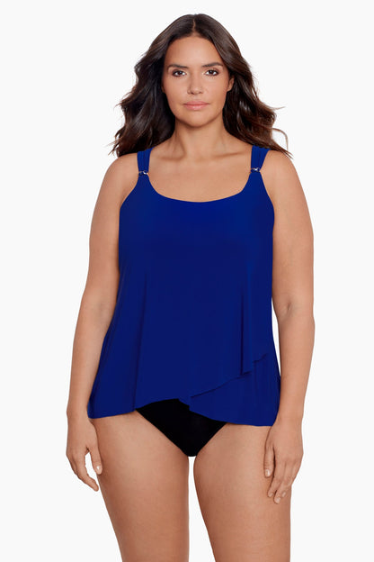 Miraclesuit Cayenne Plus Size Dazzle Tankini Top
