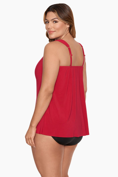 Miraclesuit Cayenne Plus Size Dazzle Tankini Top
