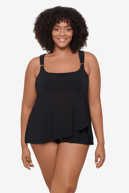 Miraclesuit Cayenne Plus Size Dazzle Tankini Top