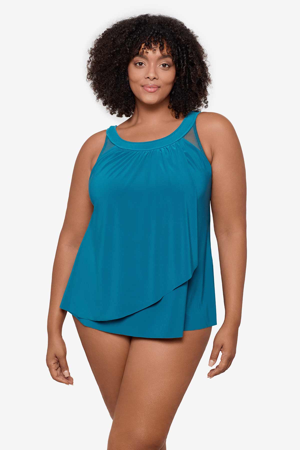 Miraclesuit Aegean Plus Size Ursula Tankini Top