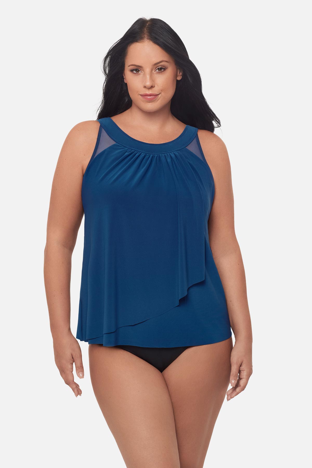 Miraclesuit Aegean Plus Size Ursula Tankini Top