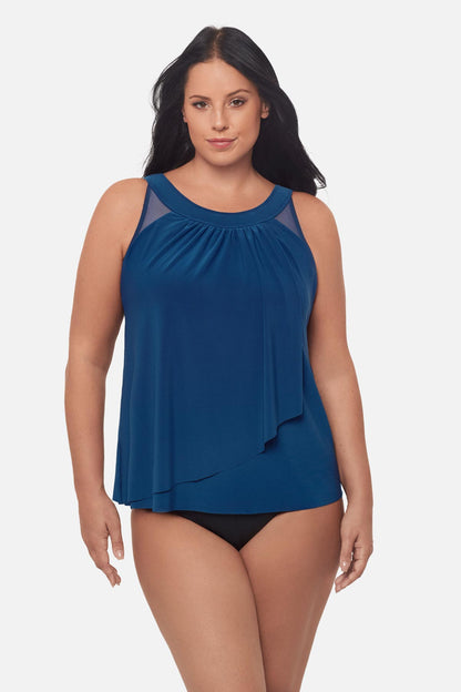 Miraclesuit Aegean Plus Size Ursula Tankini Top