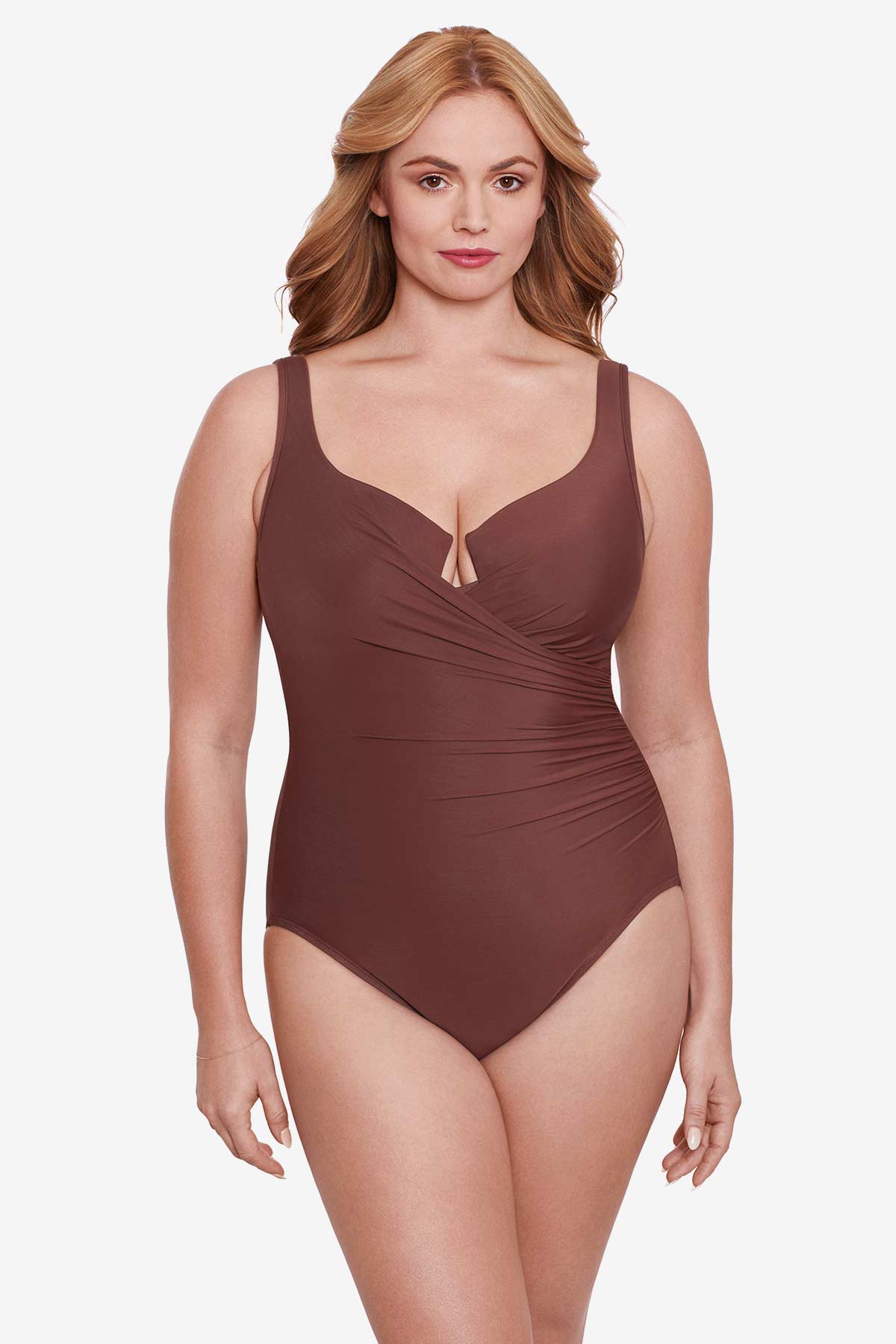 Miraclesuit Black Plus Size Escape One Piece