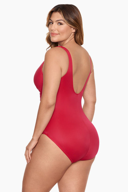 Miraclesuit Black Plus Size Escape One Piece