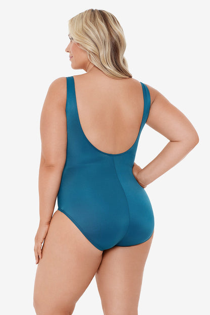 Miraclesuit Black Plus Size Escape One Piece