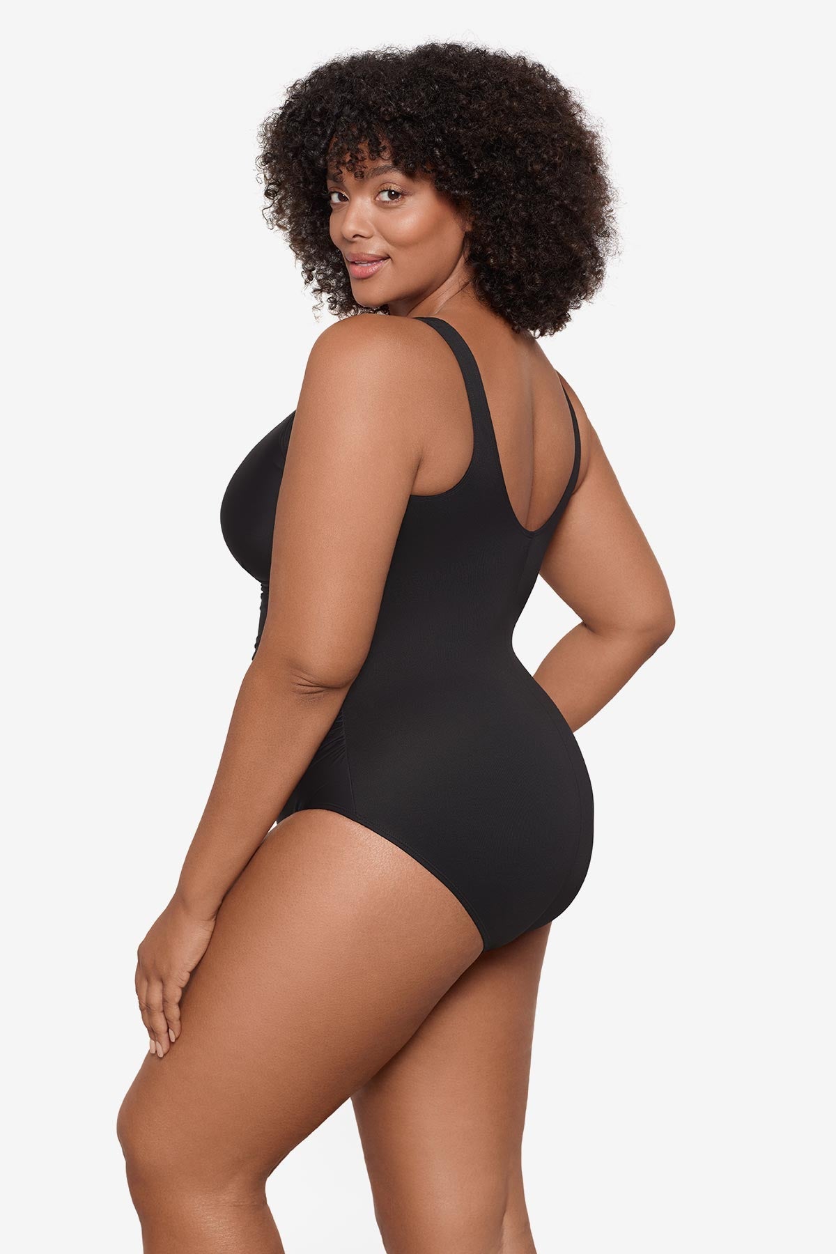 Miraclesuit Black Plus Size Escape One Piece