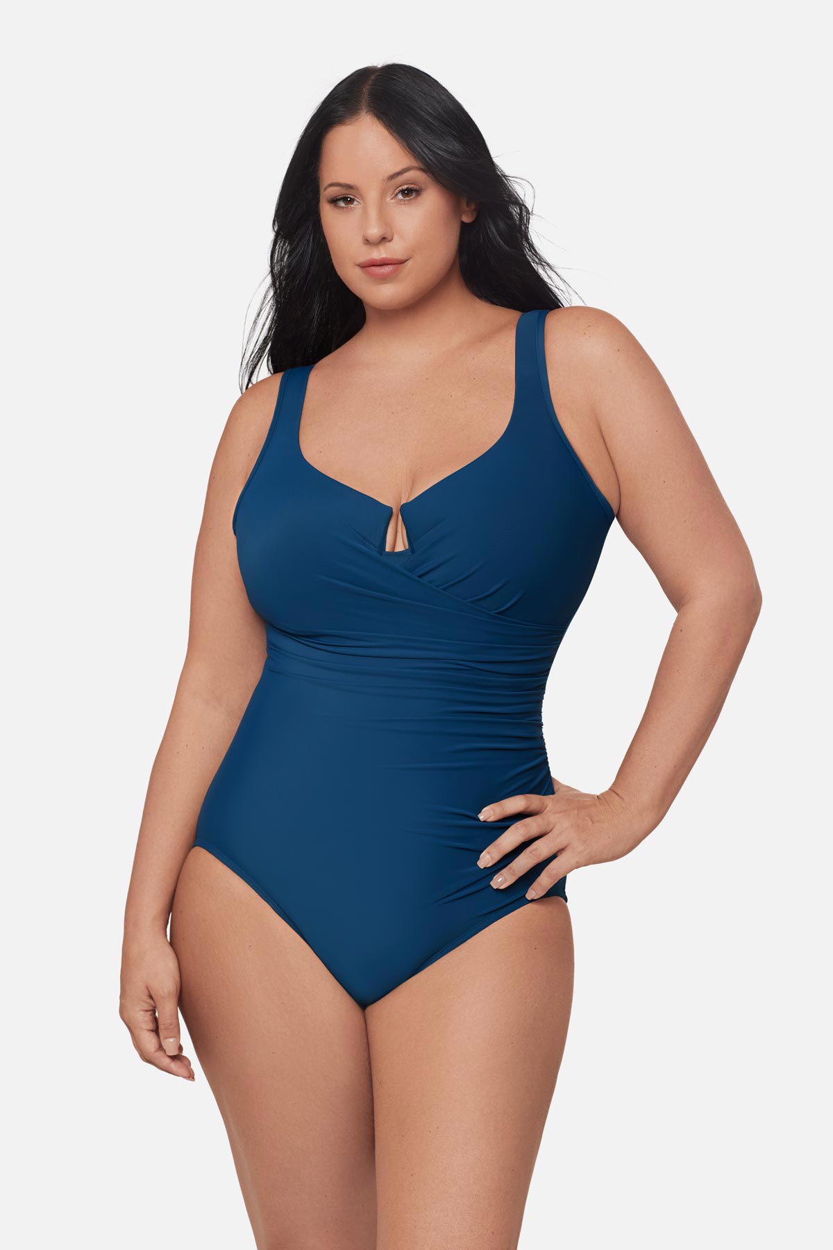 Miraclesuit Black Plus Size Escape One Piece
