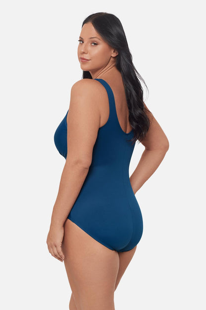 Miraclesuit Black Plus Size Escape One Piece