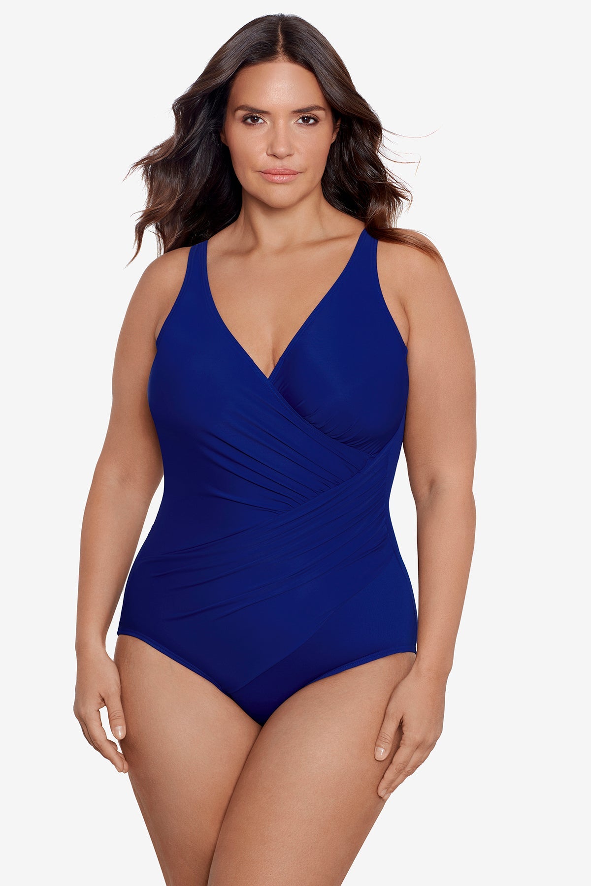 Miraclesuit Mulberry Plus Size Must Haves Oceanus One Piece Swimsuit
