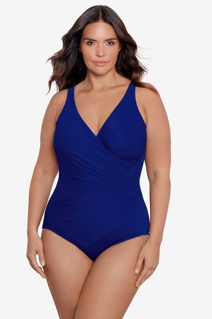 Miraclesuit Mulberry Plus Size Must Haves Oceanus One Piece Swimsuit