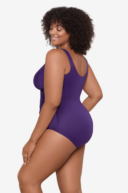 Miraclesuit Mulberry Plus Size Must Haves Oceanus One Piece Swimsuit