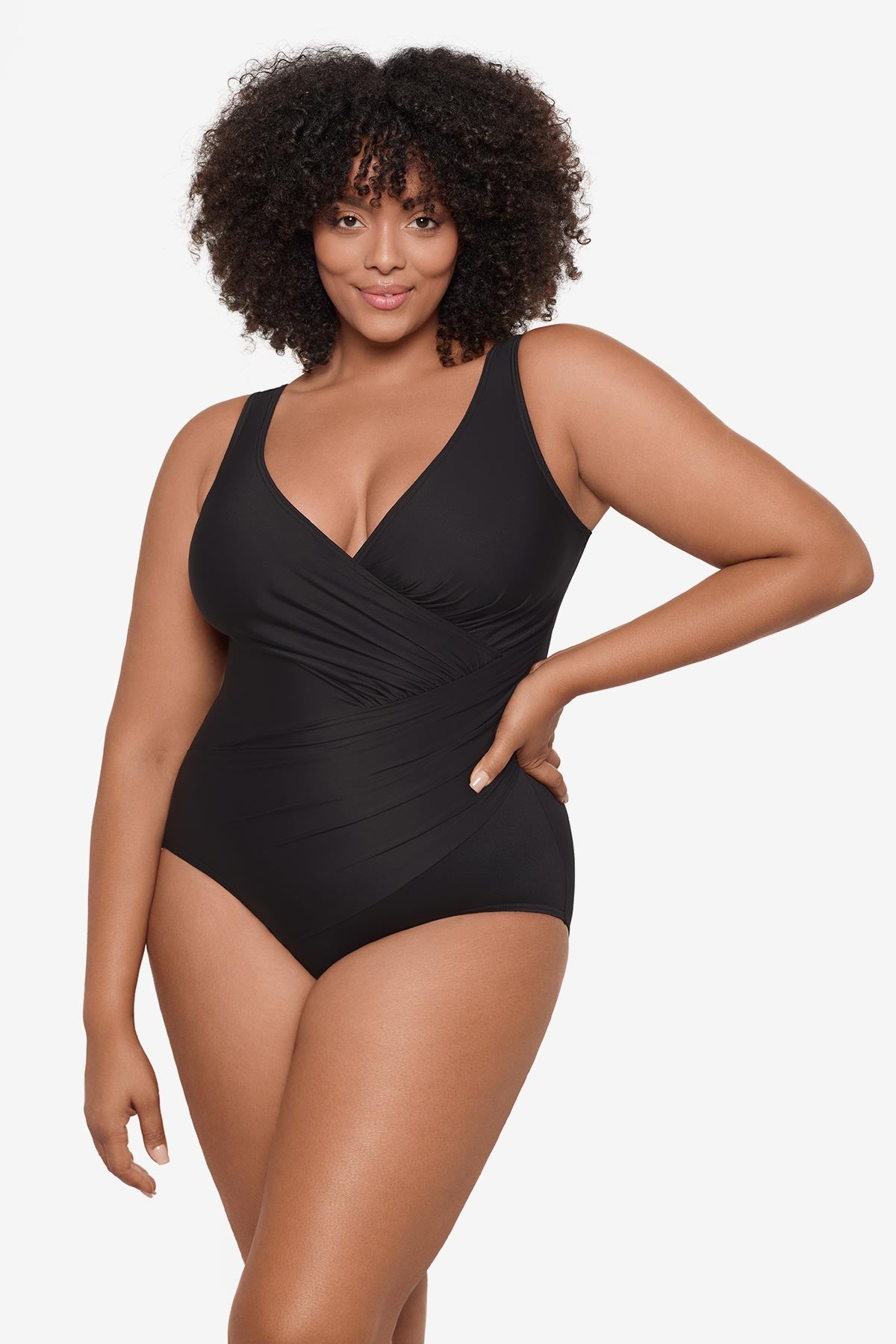 Miraclesuit Mulberry Plus Size Must Haves Oceanus One Piece Swimsuit