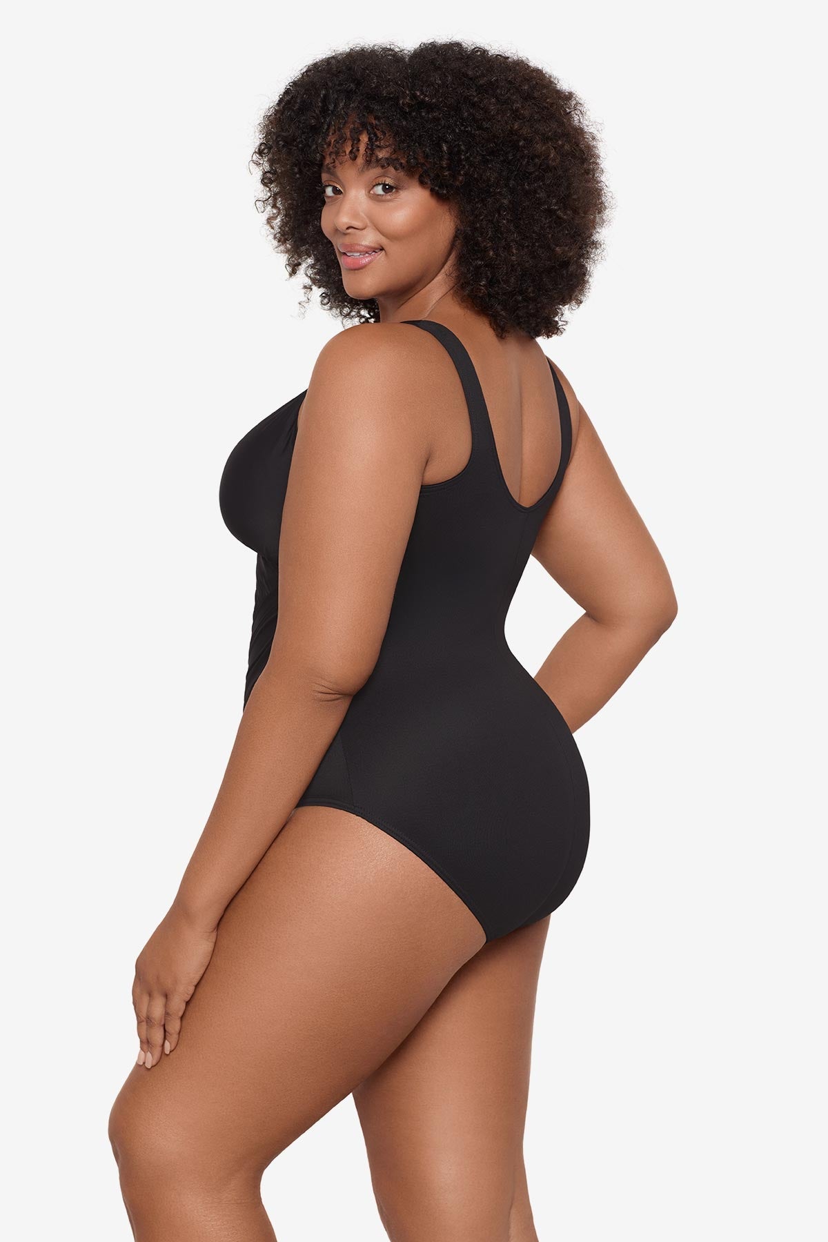 Miraclesuit Mulberry Plus Size Must Haves Oceanus One Piece Swimsuit
