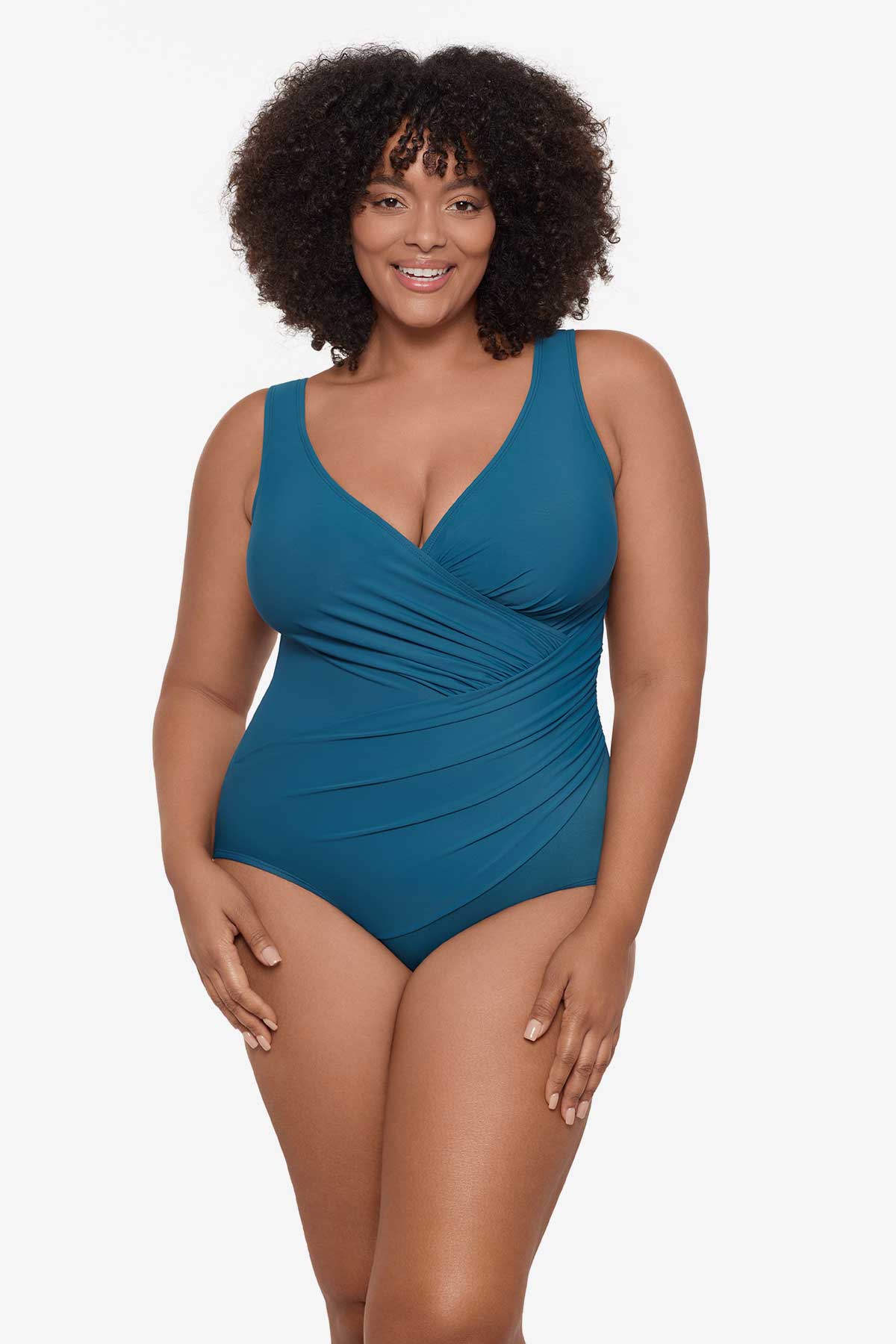 Miraclesuit Mulberry Plus Size Must Haves Oceanus One Piece Swimsuit