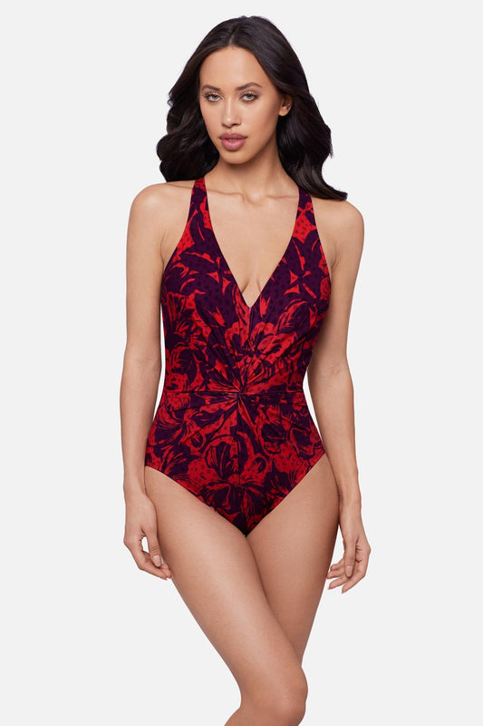 Miraclesuit Pink/Multi Magicsuit Drew One Piece in Swoon