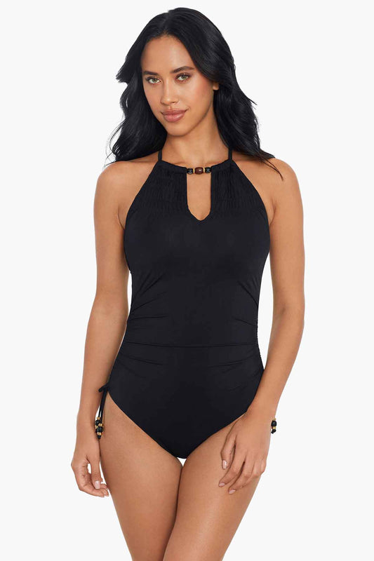 Miraclesuit Black Magicsuit Marley Sachi One Piece Swimsuit