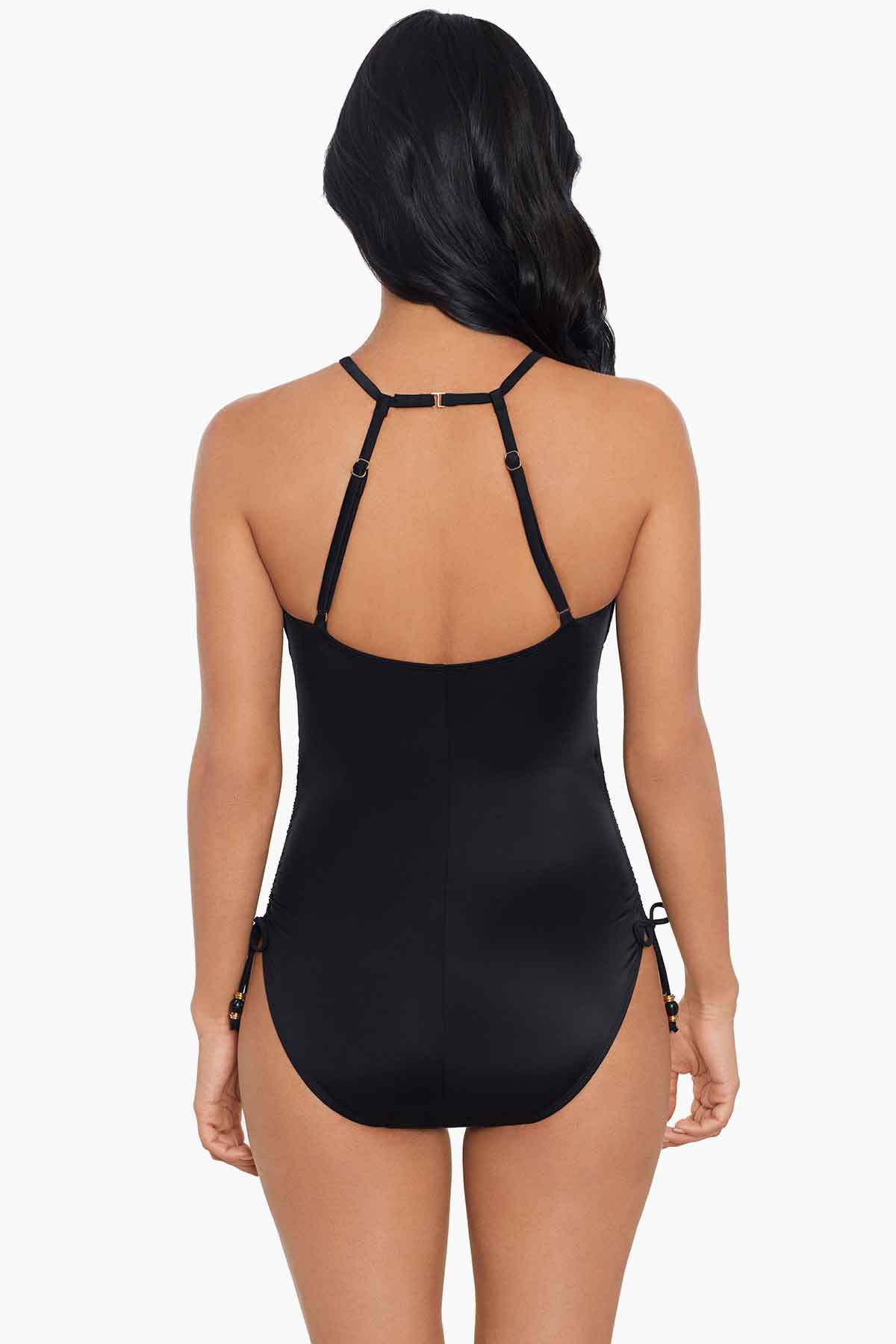 Miraclesuit Black Magicsuit Marley Sachi One Piece Swimsuit