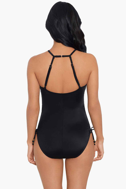 Miraclesuit Black Magicsuit Marley Sachi One Piece Swimsuit