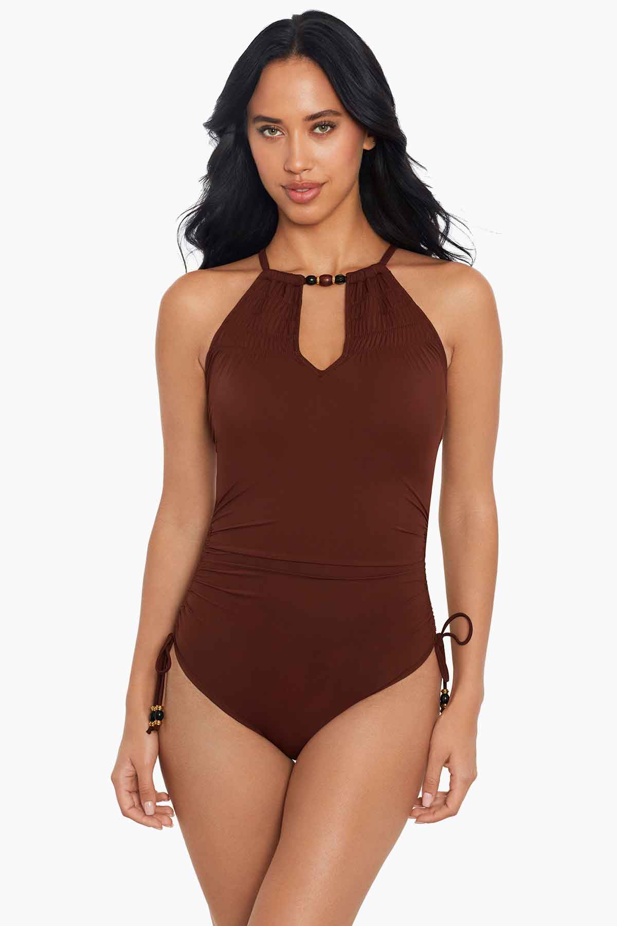 Miraclesuit Black Magicsuit Marley Sachi One Piece Swimsuit