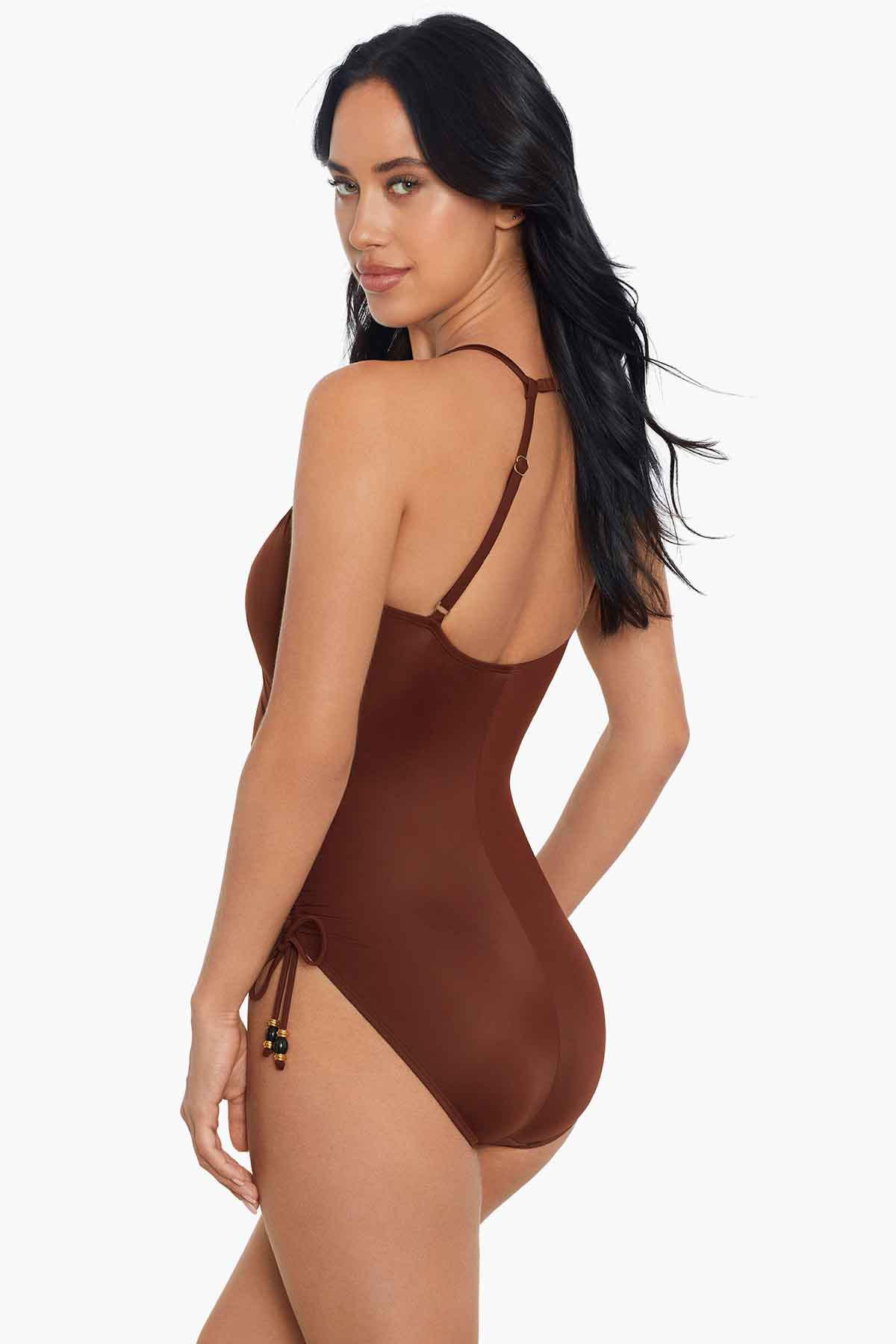 Miraclesuit Black Magicsuit Marley Sachi One Piece Swimsuit