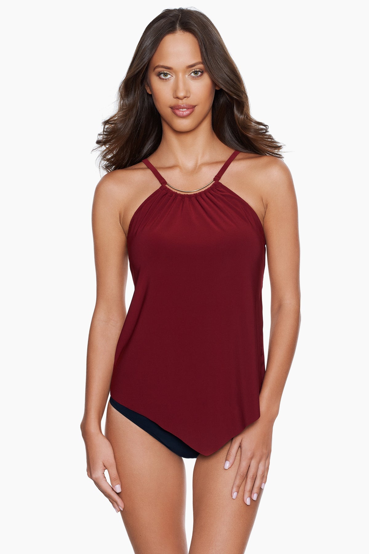Miraclesuit Black Magicsuit Halo Effect Angelika Tankini